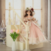 22-Inch Antique Palace-Style Victorian Porcelain Dolls with Gorgeous Dress